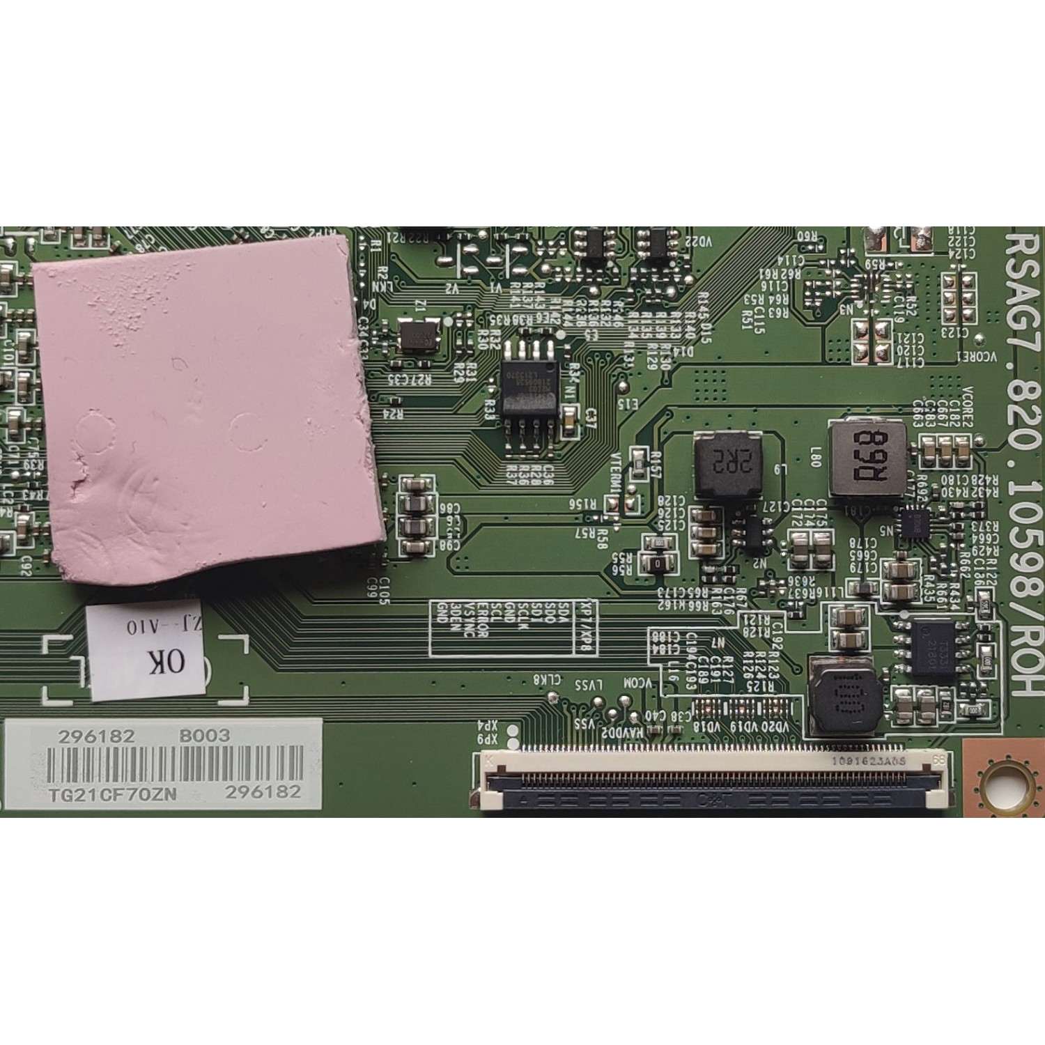 KIT DE TARJETAS PARA TV TOSHIBA / MAIN 309315 / TD.MT020.703 / 309316 / FUENTE 299041 / RSAG7.820.10274/ROH / T-CON 296182 / RSAG7.820.10598/ROH / LED DRIVER 296851 / PANEL HD750Y3U72-TAL5KT/S0/GM/ROH / MODELO 75M550KU - Imagen 2